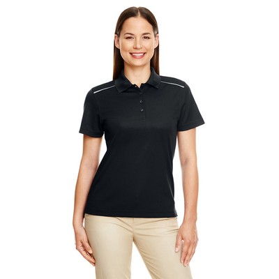 CORE365™ Women's Radiant Performance Piqué Polo w/Reflective Piping