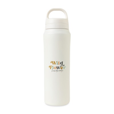 Aviana™ Rowan Recycled Stainless Steel Water Bottle - 16 Oz. - Marshmallow
